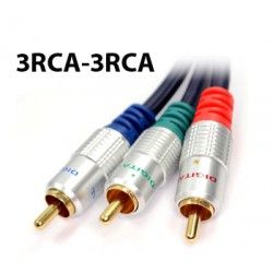 Kabel 3RCA-3RCA Component 15m