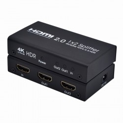 Rozdzielacz 1x2 HDMI 2.0 HDCP