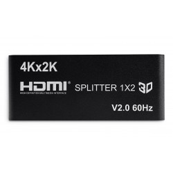 Rozdzielacz 1x2 HDMI 2.0 HDCP 4K@60Hz